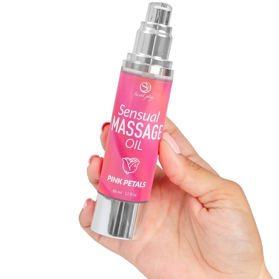 Secretplay Cosmetic-Pink Petals Massageöl · Kosmetika & Aphrodisiaka (Bild 2)