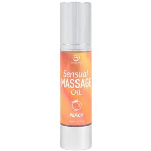 Secretplay Cosmetic-Massageöl mit Pfirsich, 50 ml