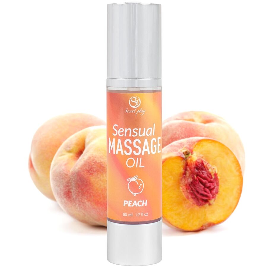 Secretplay Cosmetic-Massageöl mit Pfirsichen, 50 ml · Kosmetika & Aphrodisiaka (Bild 3)