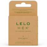 Lelo-Hex Organic Kondome Box 3 Stk.-Lactice · Kondome