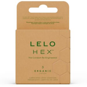 Lelo-Hex Organic Kondome Box 3 Stk.-Lactice · Kondome