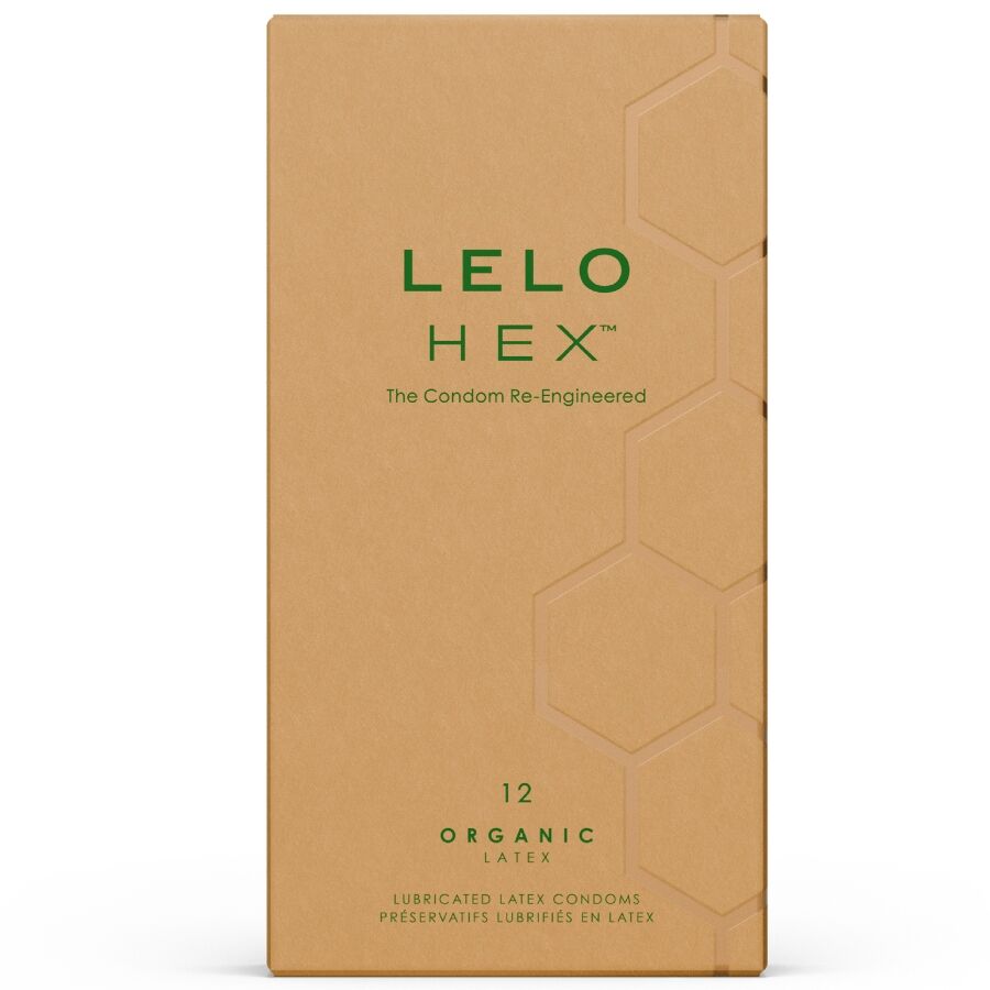 Lelo-Hex Organic Kondome Box 12 Stk.-Lactice · Kondome