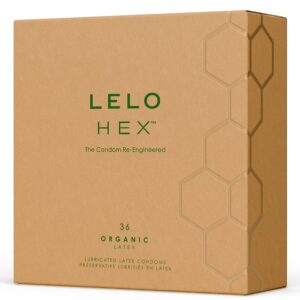 Lelo-Hex Organic Box Kondom Organic 36 Stk.-Lactice · Kondome (Bild 9)