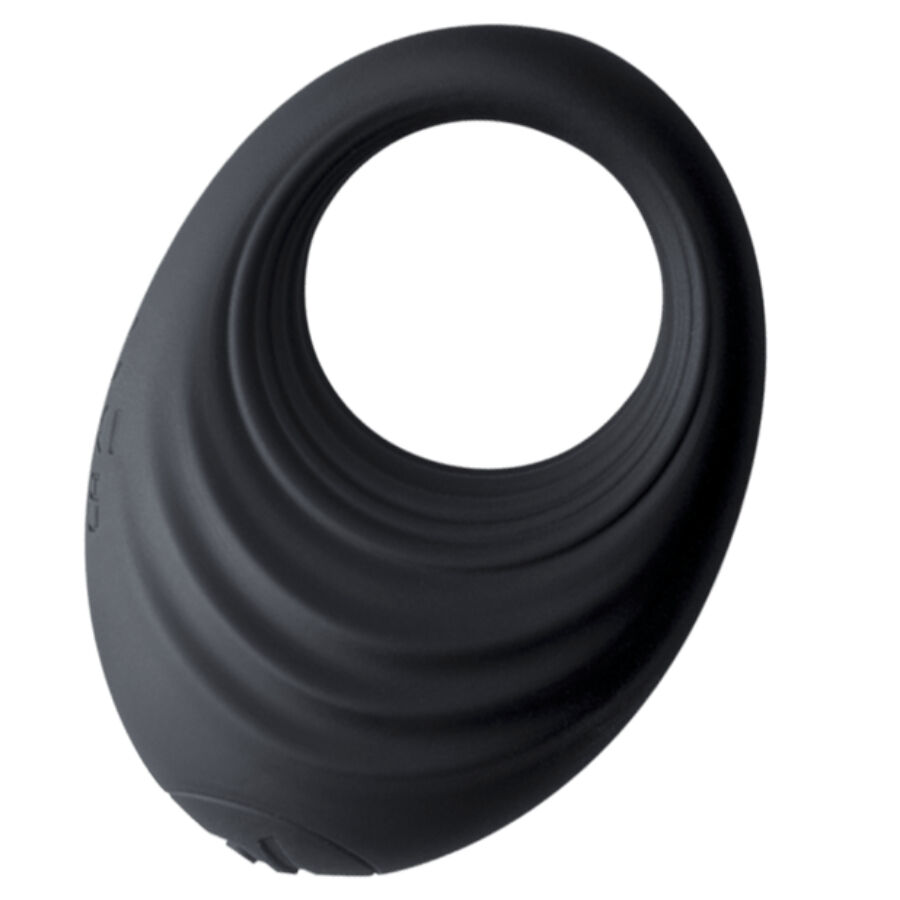 Rocks-Off-Spire Schwarz Vibrationsring für Penis-Silikon, 10 Geschwindigkeiten · Sextoys
