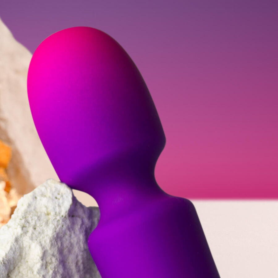 Rocks-Off-Glo-girl Vibrator Wand Mini Lila-Silikon, 10 Geschwindigkeiten · Vibratoren (Bild 2)