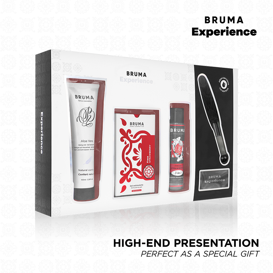 Bruma-Süße Erdbeeren Versuchung Kit mit Orgasmus Stimulator · Kosmetika & Aphrodisiaka