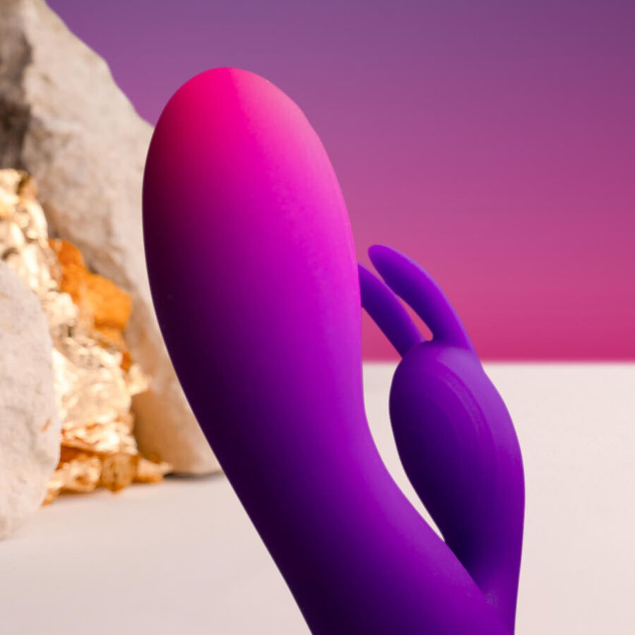 Rocks-Off-Glo-girl Lila Rabbit Vibrator-Silikon, 10 Geschwindigkeiten · Vibratoren (Bild 6)