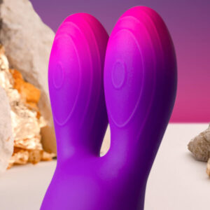 Rocks-Off-Glo-girl Bunny Lila Vibrator Flexible-Silikon, 10 Geschwindigkeiten · Vibratoren (Bild 7)