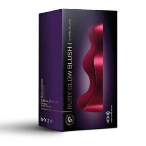 Rocks-Off-Ruby Glow Blush Red Vibrator G-Spot-Silikon, 10 Geschwindigkeiten · Vibratoren (Bild 5)