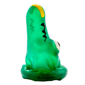 Condomerie-Kondom Gemälde Handbuch Modell Krokodil 1-Latex · Lustige Kondome (Bild 4)