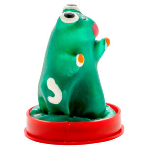 Condomerie-Kondom Gemälde Handbuch Modell Frosch 1-Latex · Lustige Kondome (Bild 3)