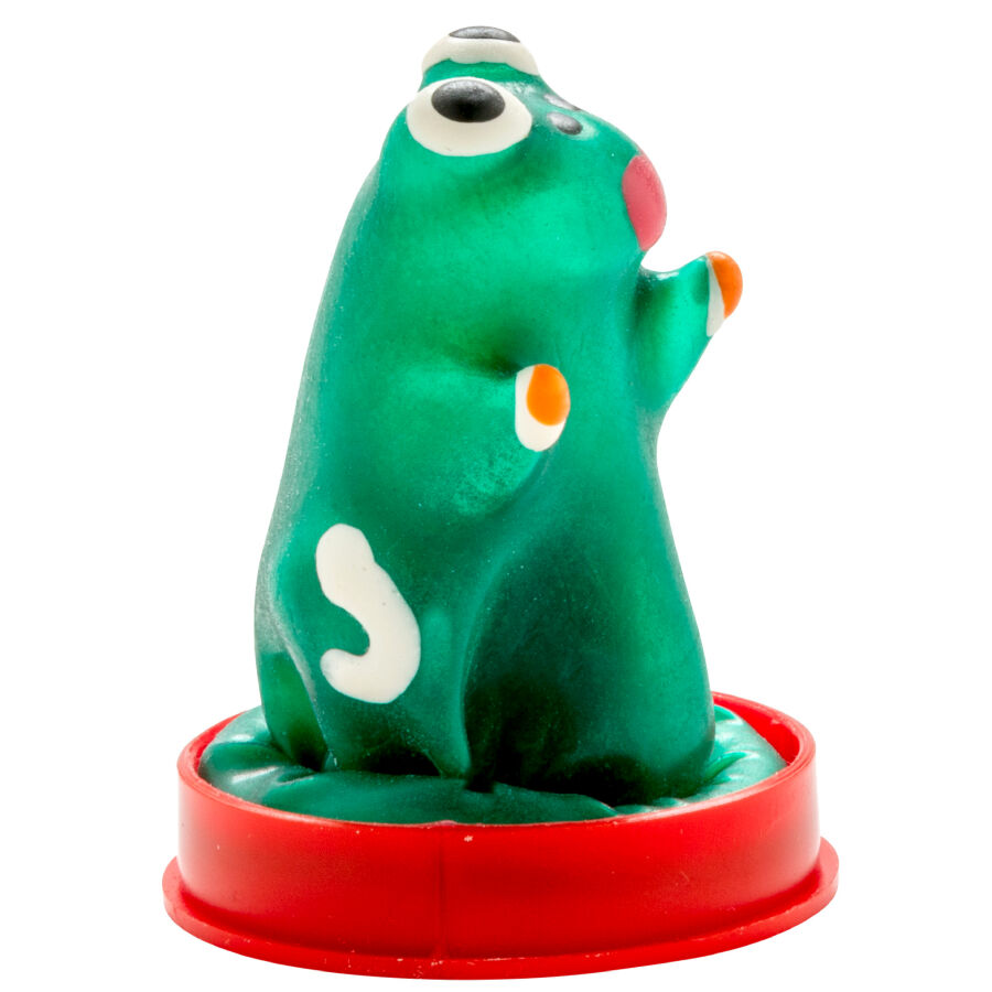 Condomerie-Kondom Gemälde Handbuch Modell Frosch 1-Latex · Lustige Kondome (Bild 3)
