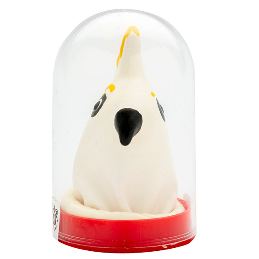 Condomerie-Handbemalte Kondome Parrot White-Latex