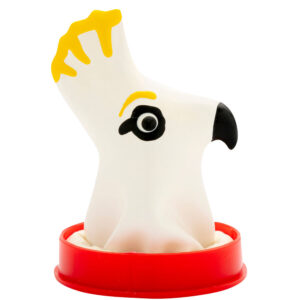 Condomerie-Kondom gemalt Handbuch Parrot White-Latex · Lustige Kondome (Bild 5)