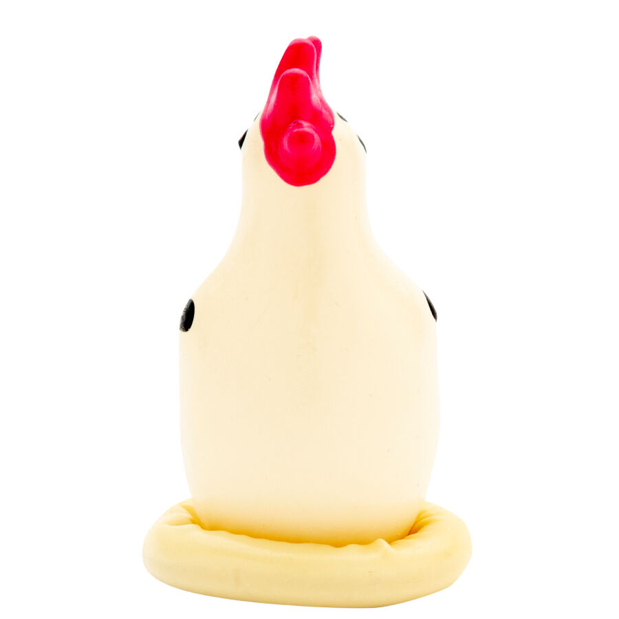 Condomerie-Kondom Gemälde Handbuch Cocky Rooster-Latex · Lustige Kondome (Bild 3)