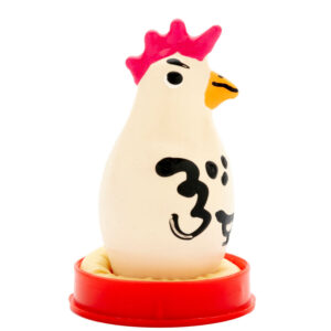 Condomerie-Kondom Gemälde Handbuch Cocky Rooster-Latex · Lustige Kondome (Bild 4)
