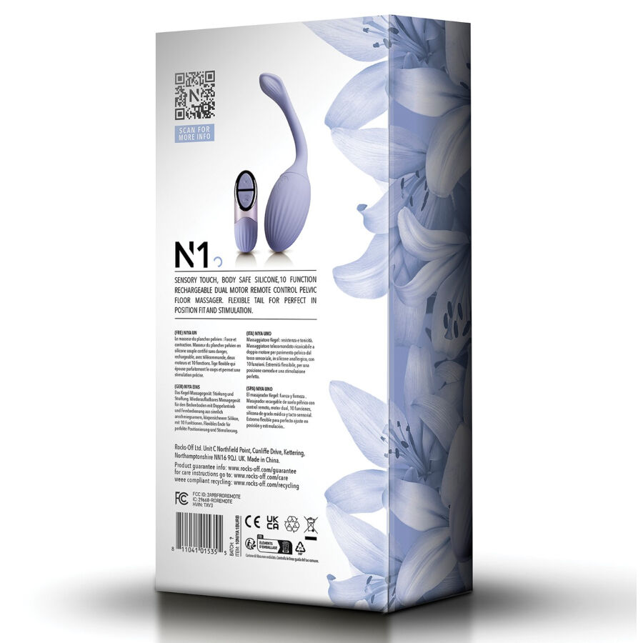 Niya-N1 Pelvico Kegel Massagegerät mit Fernbedienung-Silikon, 10 Geschwindigkeiten · Vibratoren (Bild 4)
