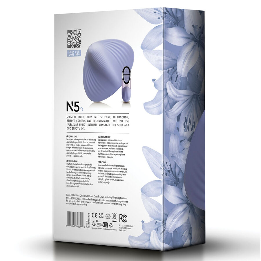 Niya-N5 Mehrzweck-Intime Massagegerät mit Fernbedienung-Silikon, 10 · Vibratoren (Bild 2)