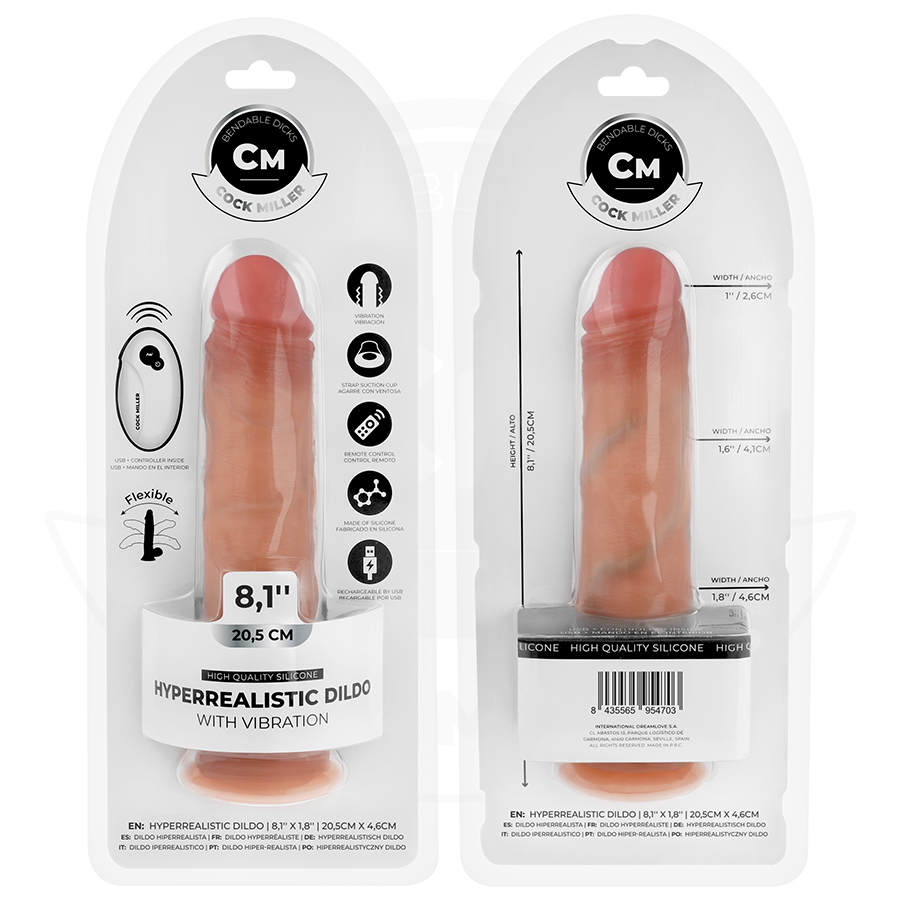 Cock Miller-Realistische Dildo mit Saugnapf und Vibrationen · Vibratoren (Bild 2)