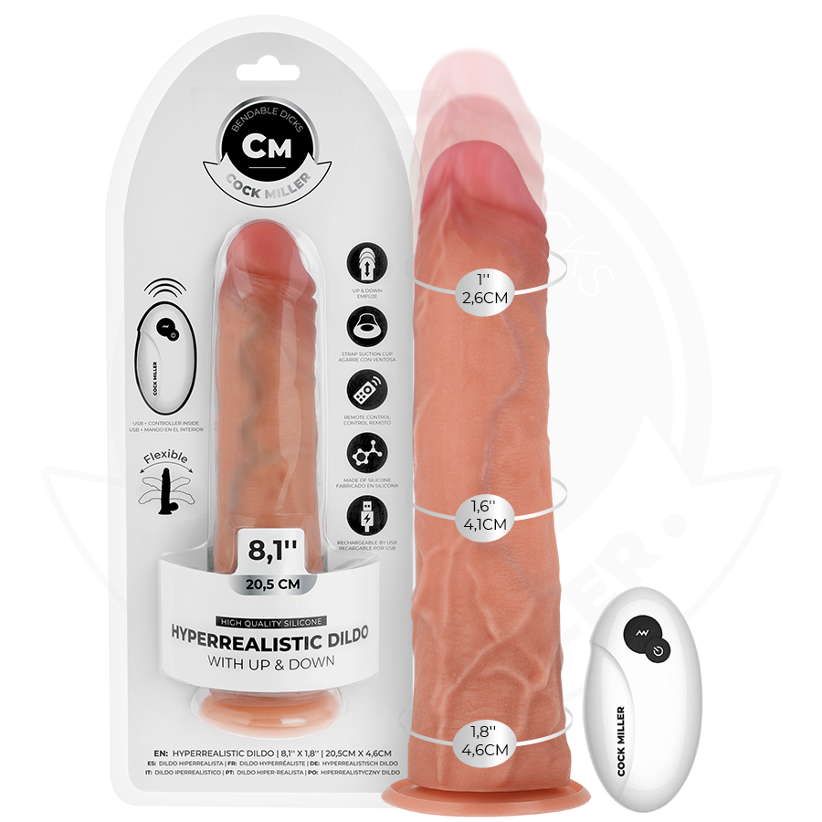 Cock Miller-Hyperrealistic Dildo mit Saugnapf und drücken · Vibratoren (Bild 8)