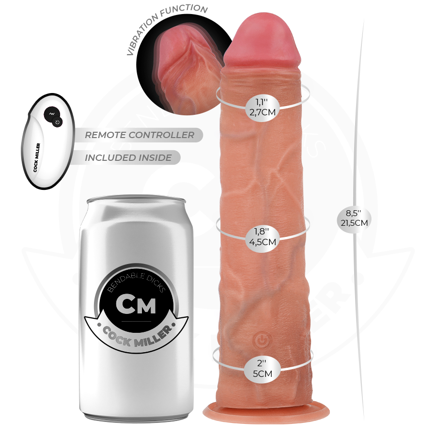 Cock Miller-Realistische Dildo mit Saugnapf und Vibration · Vibratoren (Bild 3)