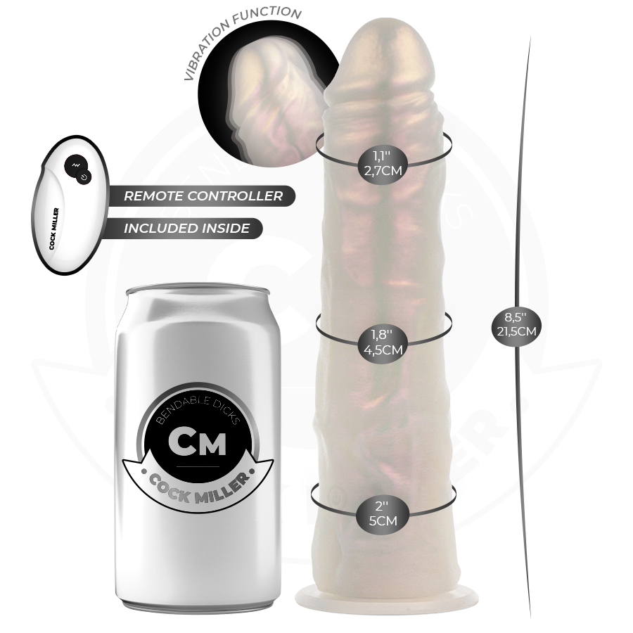 Cock Miller-Dildo mit Saugnapf, Beleuchtung und Vibration · Vibratoren (Bild 2)