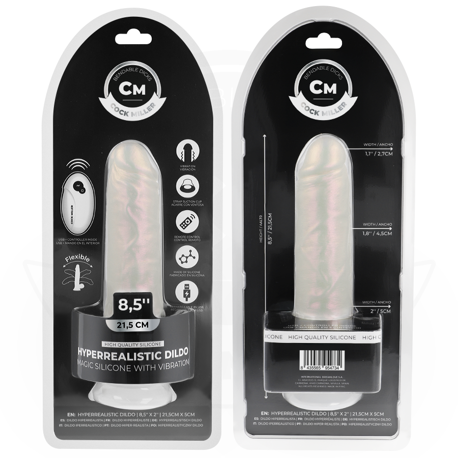 Cock Miller-Dildo mit Saugnapf, Beleuchtung und Vibration · Vibratoren (Bild 8)