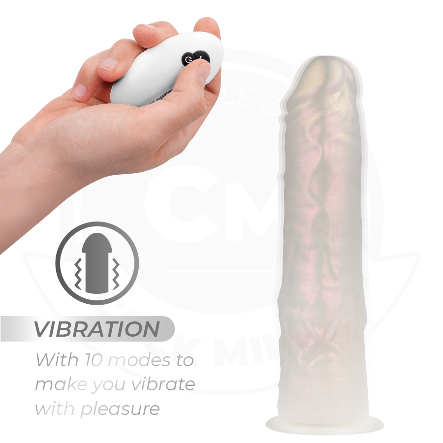 Cock Miller-Dildo mit Saugnapf, Licht und Vibrationen mit · Vibratoren (Bild 2)