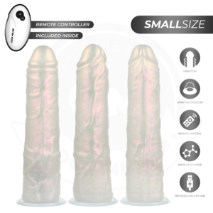 Cock Miller-Dildo mit Saugnapf, Licht und Vibrationen mit · Vibratoren (Bild 8)