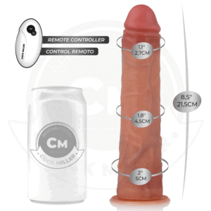 Cock Miller-Hyperrealistischer Dildo mit Saugnapf und Impulsfunktion