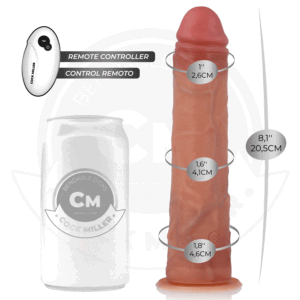 Cock Miller-Hyperrealistischer Dildo mit Saugnapf und Stoßfunktion