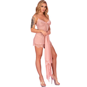 Livco Corsetti Fashion-Hyeona 1710 Babydoll mit Tanga Rosa · Spicy Dessous & Bodystockings (Bild 3)