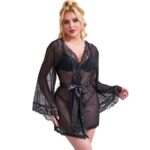 Subblime-Kleid Transparent mit Detail Pizzo, Schwarz · Sexy Damen-Dessous
