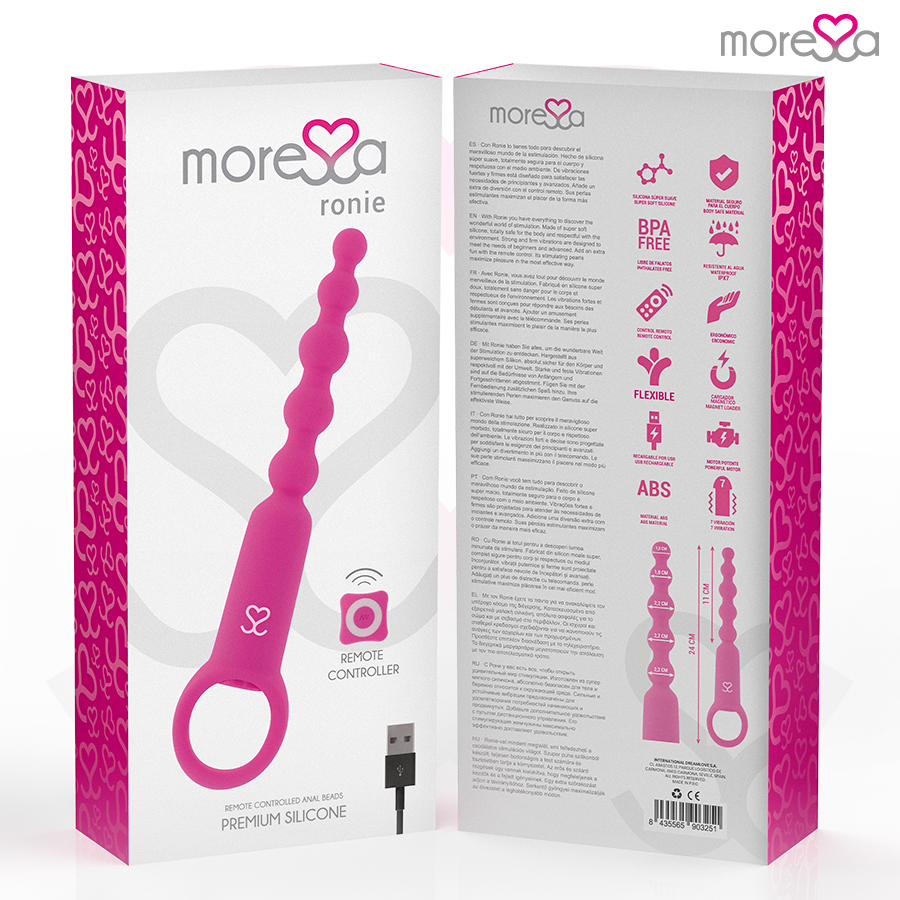 Moressa-Ronie Mächtig Rosario Vibrator Anal mit Fernbedienung · Vibratoren (Bild 7)