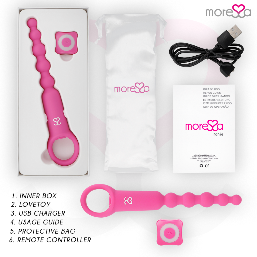 Moressa-Ronie Mächtig Rosario Vibrator Anal mit Fernbedienung · Vibratoren (Bild 6)