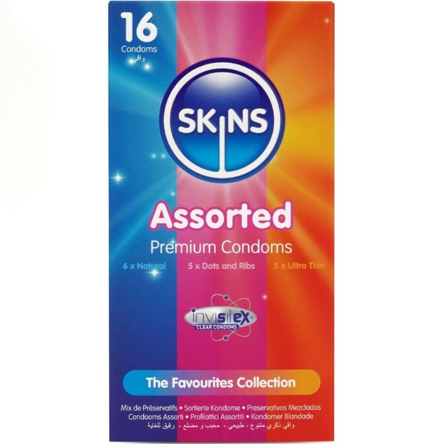 Skins-Premium-Pack Verschiedene Kondome 16