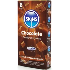 Skins-Paket 8 Kondom Premium mit Schokoladengeschmack · Kondome (Bild 2)