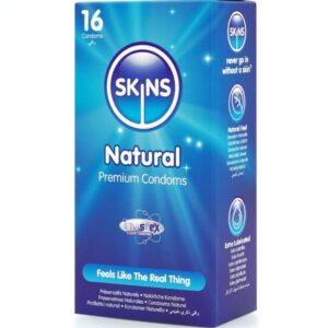 Skins-Natural Premium Kondome Paket 16-Latex · Kondome (Bild 2)