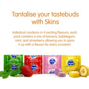 Skins-Paket 4 Kondom Premium Aroma Multiplo (Bananen) · Kondome (Bild 3)