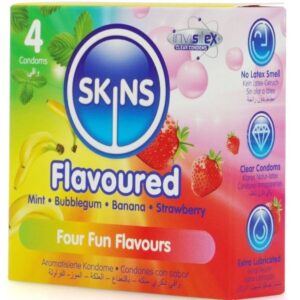 Skins-Paket 4 Kondom Premium Aroma Multiplo (Bananen) · Kondome (Bild 2)