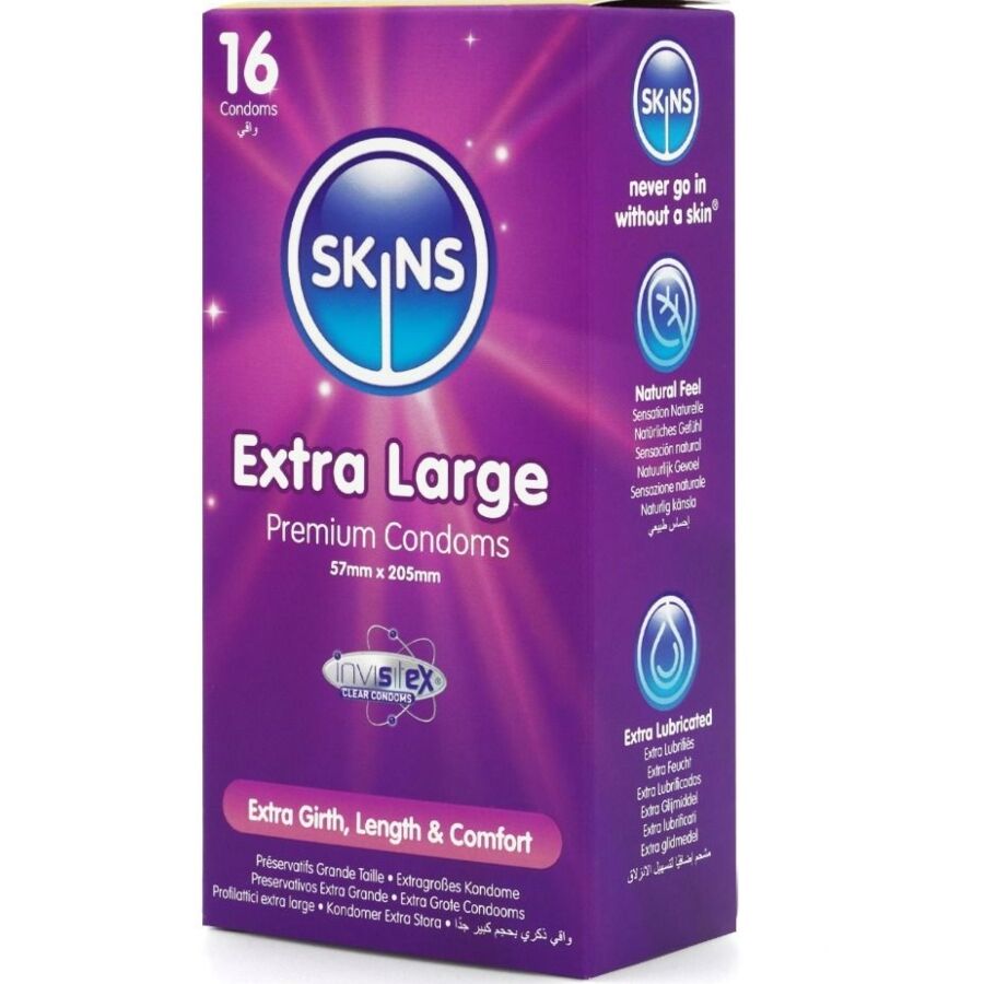 Skins-Extra Large Premium Kondome Paket 16 · Kondome (Bild 2)