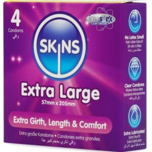 Skins-Extra Large Premium Kondome 4-Latex-Paket · Kondome (Bild 3)