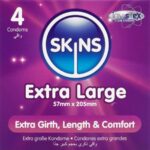 Skins-Extra Large Premium Kondome 4-Latex-Paket · Kondome