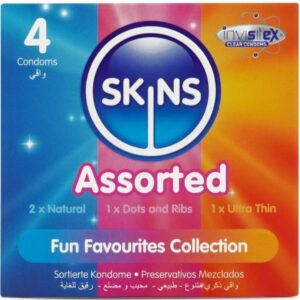 Skins-Premium-Paket Kondome Assortiti, 4 Stk. · Kondome