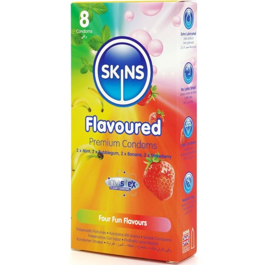 Skins-Packung Kondom Premium Multi-Aroma, 8 Stk. · Kondome (Bild 2)