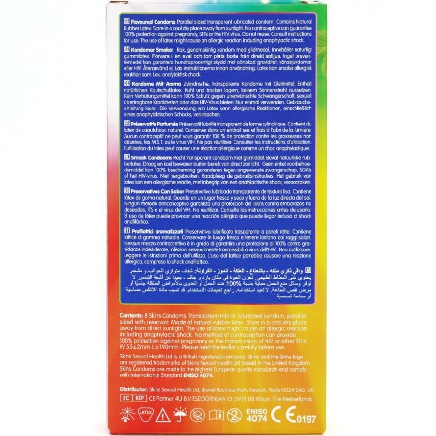 Skins-Packung Kondom Premium Multi-Aroma, 8 Stk. · Kondome (Bild 4)