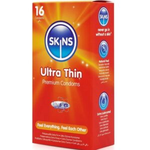 Skins-Paket 16 Kondom Ultra-dünne Premium-Latex · Kondome (Bild 2)