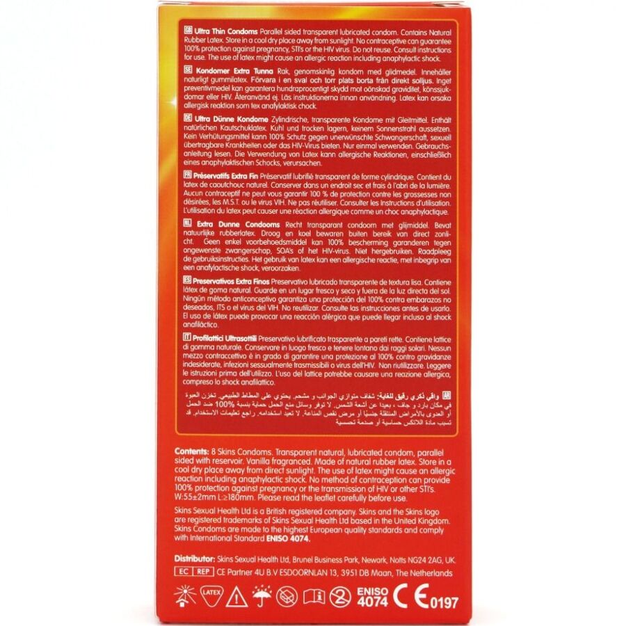 Skins-Packung 8 Kondome Ultra Thin Premium-Latex · Kondome (Bild 3)