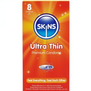 Skins-Packung 8 Kondome Ultra Thin Premium-Latex · Kondome