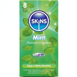 Skins-Mint Premium Kondome Paket 8-Latex · Kondome